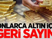 Türkiye'ye geldi! Tonlarca altın için geri sayım