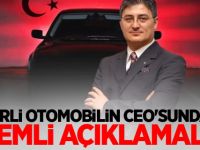 Yerli otomobilin CEO'sundan önemli açıklamalar