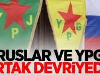 Ruslar ve YPG ortak devriyede!