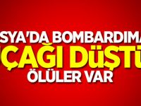 Rusya'da bombardıman uçağı düştü! Ölüler var
