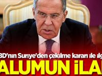 Rusya'dan son dakika 'ABD' açıklaması