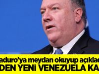 Maduro'ya meydan okuyup açıkladı! ABD'den yeni Venezuela kararı