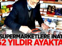 'Bakkal amca' 62 yıldır mesleğini sürdürüyor