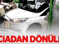 Üsküdar'da otomobil markete girdi