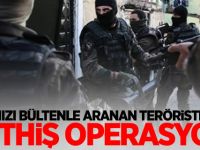 Kırmızı bültenle aranan teröristlere müthiş operasyon!