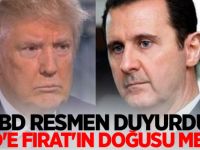 ABD resmen duyurdu! Esed'e Fırat'ın doğusu mesajı
