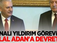 Binali Yıldırım görevini Celal Adan'a devretti