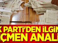 AK Parti'den ilginç seçmen analizi