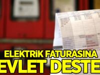 Elektrik faturasına devlet desteği