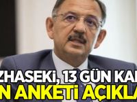Özhaseki, 13 gün kala son anketi açıkladı