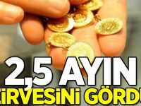 2,5 ayın zirvesini gördü