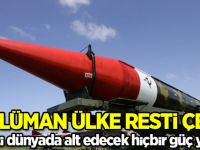 Müslüman ülke resti çekti