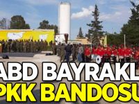 ABD bayraklı PKK bandosu