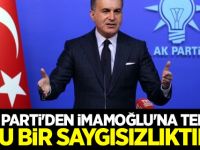 AK Parti'den İmamoğlu'na tepki: Bu bir saygısızlıktır!