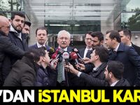YSK'dan İstanbul kararı