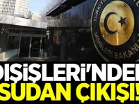 Dışişleri'nden Sudan açıklaması