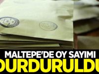 Maltepe'de oy sayımı durduruldu