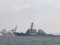 ABD savaş gemisi İstanbul Boğazı’ndan geçti