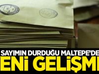 Maltepe'de oy sayımına tekrar başlandı