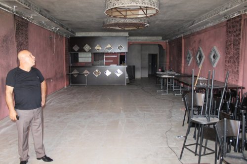 Açılışa Hazırlanan Bar Kundaklandı