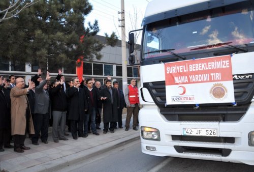 Afyonkarahisar Belediyesi'nden Suriye’ye Yardım