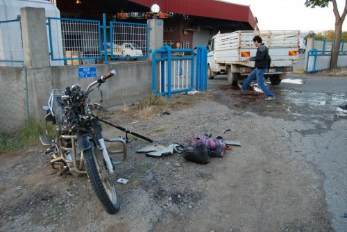 Bayramiç’te Motosiklet Kazası; 1 Ölü