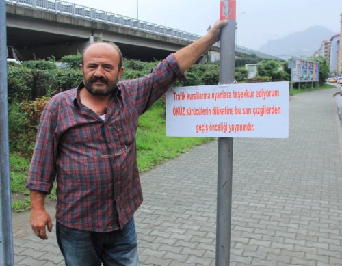Bir Hafta Önce “Öküzlü” Tabela İle Uyarmıştı