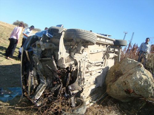 Bozüyük'te Trafik Kazası, 5 Yaralı