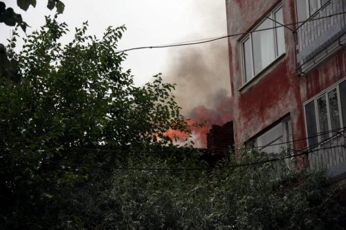 Bursa'da Korkutan Yangın