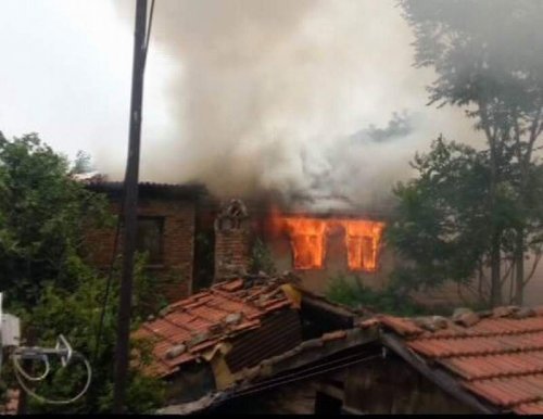 Bursa'da Korkutan Yangın