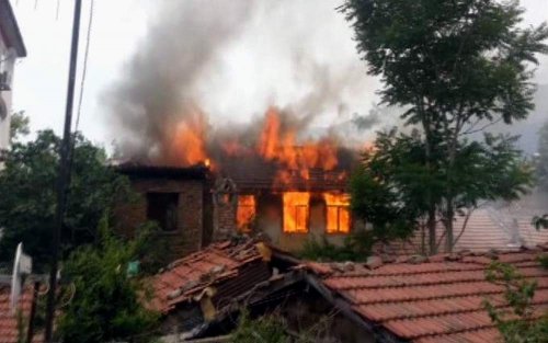 Bursa'da Korkutan Yangın