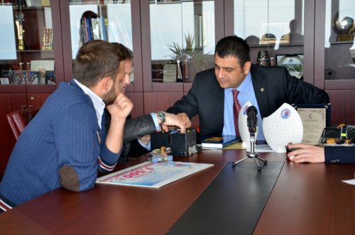 Çomü Robot Ekibinden Rektör Laçiner’e Ziyaret