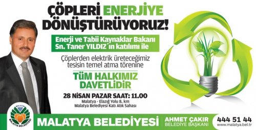 Çöpten Elektrik Üretecek Tesis Kuruluyor
