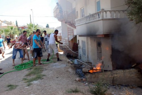 Didim'de Korkutan Ev Yangını