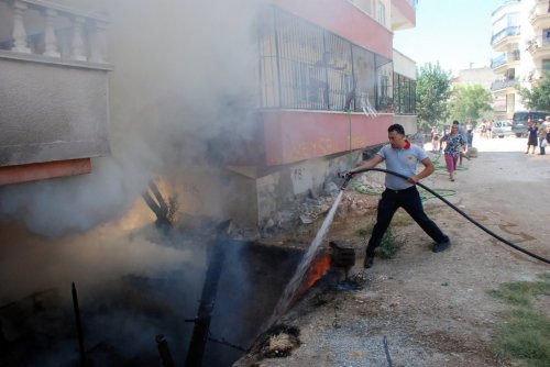 Didim'de Korkutan Ev Yangını