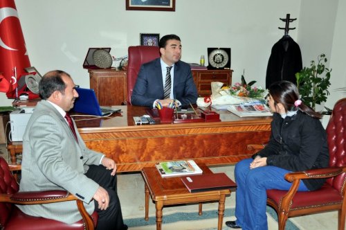 Engelli Çocuklardan Erzincan Valiliği’ne Ziyaret