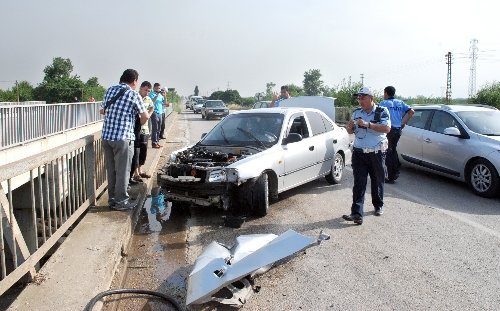 Engelliye Çarpmamak İçin Korkula Çarptı