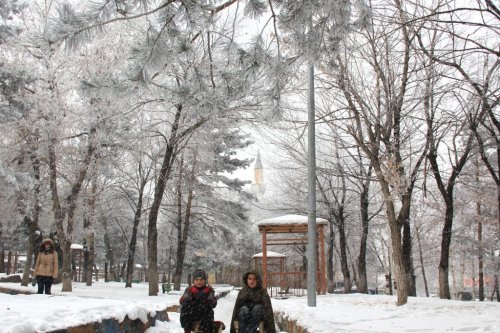 Erzurum’dan Muhteşem Kar Manzaraları