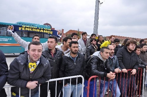Fenerbahçe kafilesi, Eskişehir'e geldi