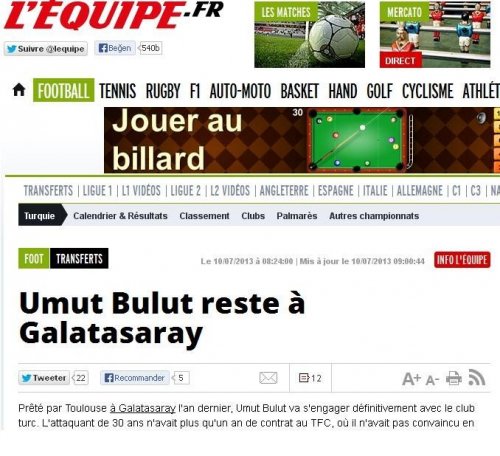 Fransa Basını Bu Transferi Yazdı