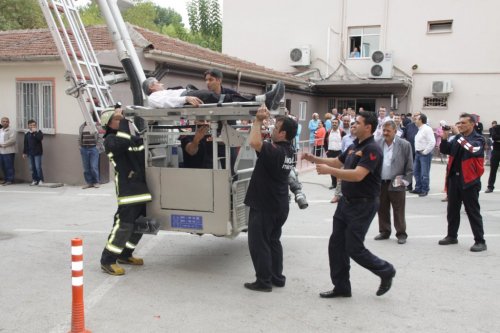Hastanede Yangın Paniği