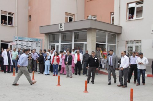 Hastanede Yangın Paniği
