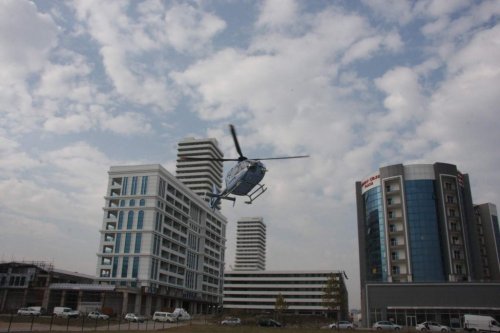 “Helitaksi” İlk Seferini Yaptı
