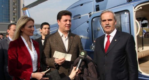 “Helitaksi” İlk Seferini Yaptı