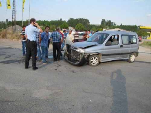 Hisarcık’ta Trafik Kazası