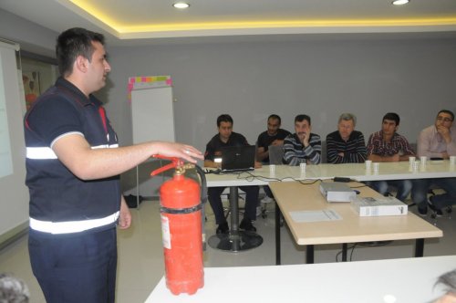 İtfaiyeden Yangın Eğitimi