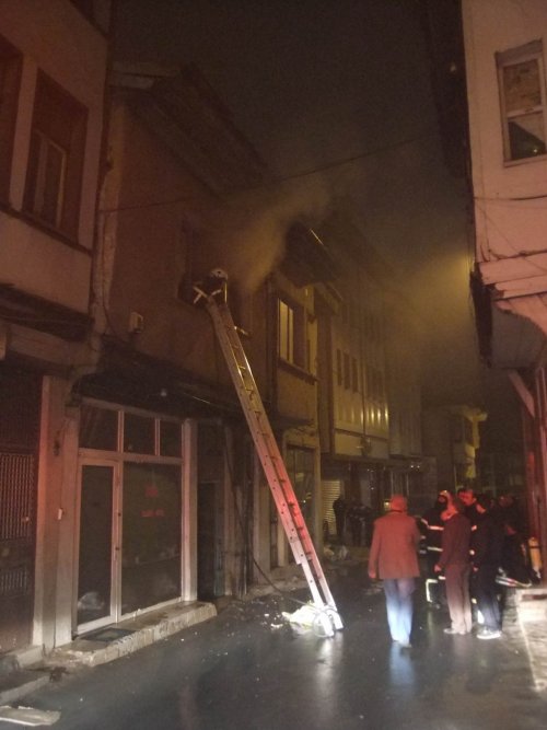 Kütahya'da Korkutan Yangın
