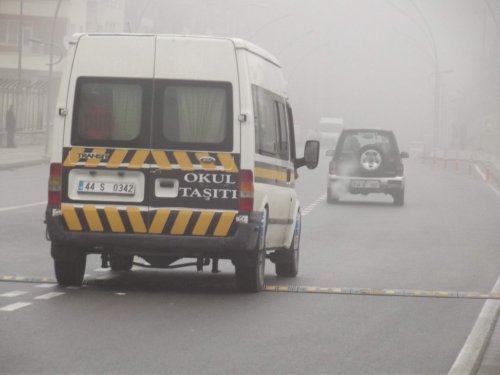 Malatya’da Sis Etkili Oldu