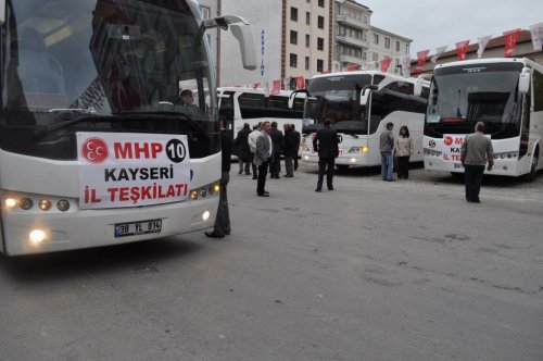 Mhp Kayseri İl Teşkilatı Ankara’ya Gitti
