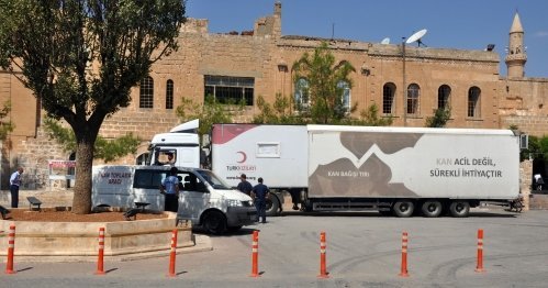 Midyat’ta Kızılay TIR’ına Esnaf Şikayeti